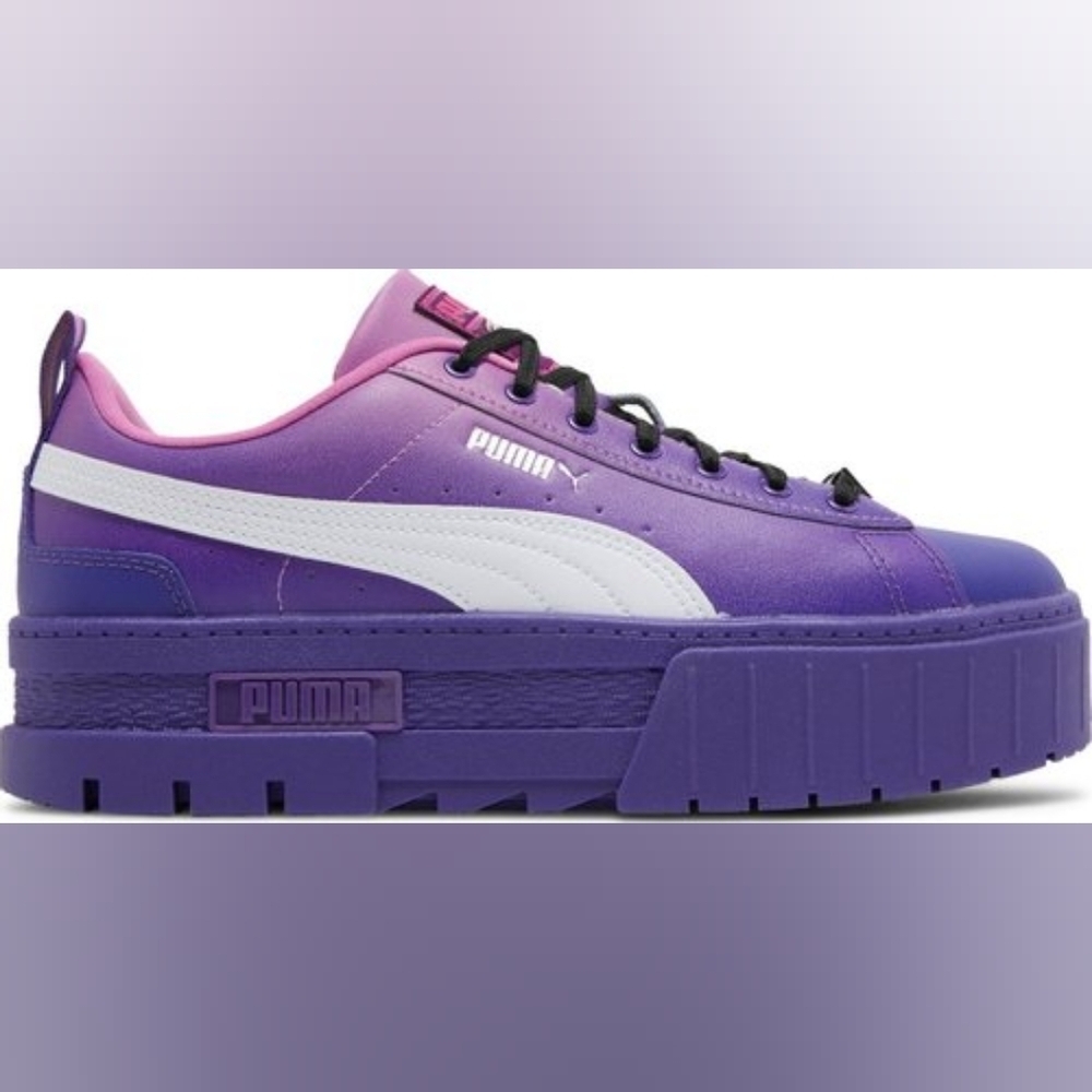 New Puma x Bratz Mayze Platform Sneakers Prism Violet Bratz Shoes Sz 8.5 Shoes - Picture 9 of 15